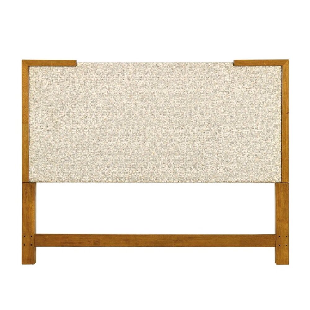 Scott Living Heritage Upholstered Headboard with Artistic Cut-Out Design